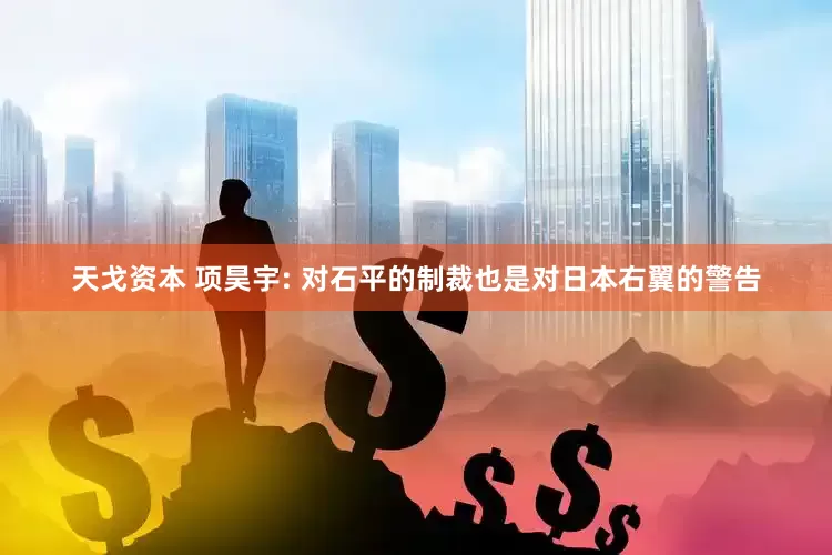 天戈资本 项昊宇: 对石平的制裁也是对日本右翼的警告